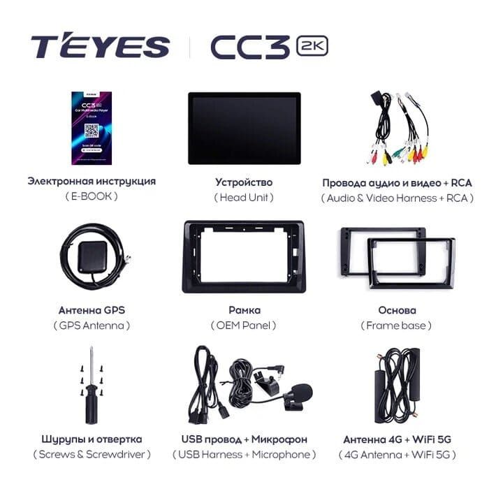 Штатная магнитола Teyes CC3 2K 6/128 Renault Duster HM 2 (2020-2023) F1 (11")