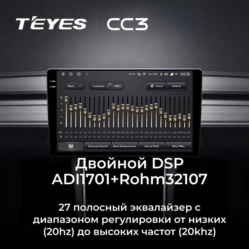 Штатная магнитола Teyes CC3 4/32 Daihatsu Move 5 (2012-2014)