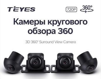 Камеры кругового обзора TEYES 3D 360 720P