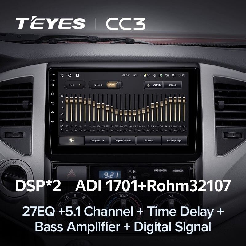 Штатная магнитола Teyes CC3 4/32 Toyota Tacoma 2 (2005-2015)