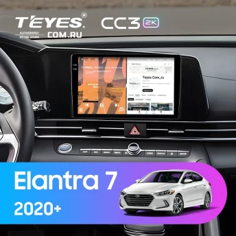 Штатная магнитола Teyes CC3 2K 4/32 Hyundai Elantra 7 (2020-)