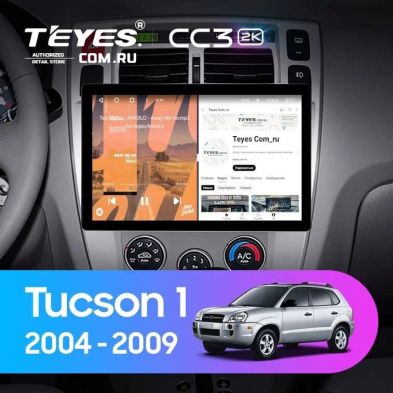 Штатная магнитола Teyes CC3 2K 4/32 Hyundai Tucson 1 (2004-2009) (13")