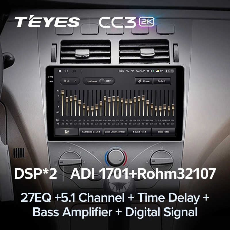 Штатная магнитола Teyes CC3 2K 6/128 Vortex Estina (2008-2012)