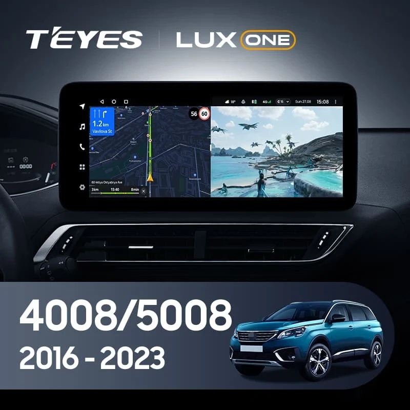 Штатная магнитола Teyes LUX ONE 6/128 Peugeot 5008 (2016-2023)