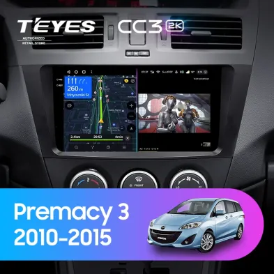 Штатная магнитола Teyes CC3 2K 6/128 Mazda Premacy 3 (2010-2015)
