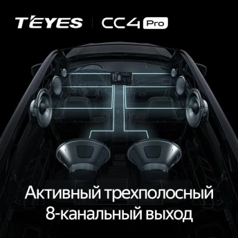 Штатная магнитола Teyes CC4 Pro 12/256 Lexus GX470 (2002-2009) F1 Тип-B