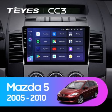 Штатная магнитола Teyes CC3 4/32 Mazda 5 2 CR (2005-2010)