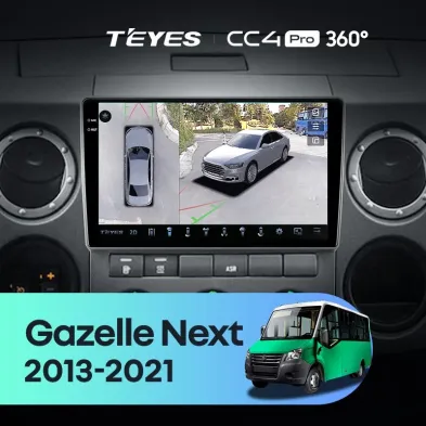Штатная магнитола Teyes CC4 Pro 360 8/128 для GAZ Gazelle Next (2013-2021) F3