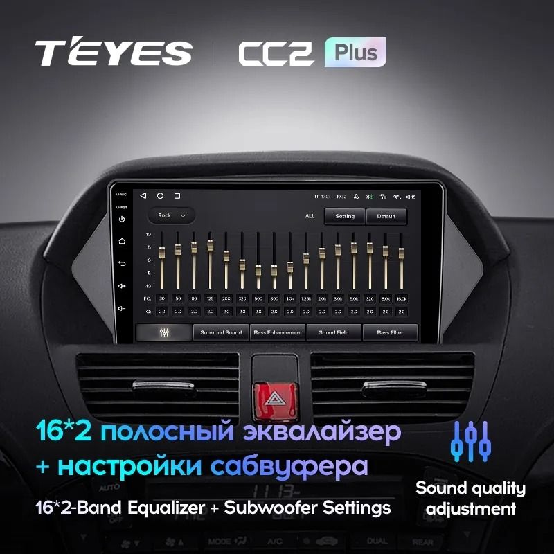 Штатная магнитола Teyes CC2L Plus 1/16 Acura MDX YD2 (2006-2013)