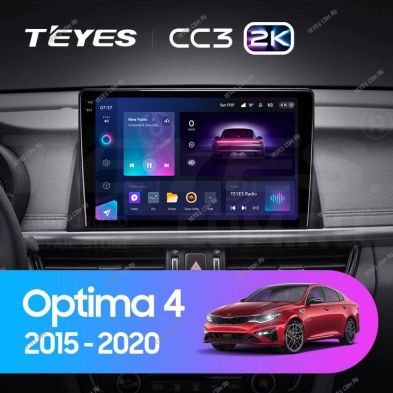Штатная магнитола Teyes CC3 2K 360 6/128 Kia Optima 4 JF (2015-2020) Тип-B