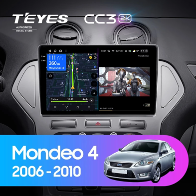 Штатная магнитола Teyes CC3 2K 4/32 Ford Mondeo 4 (2006-2010)