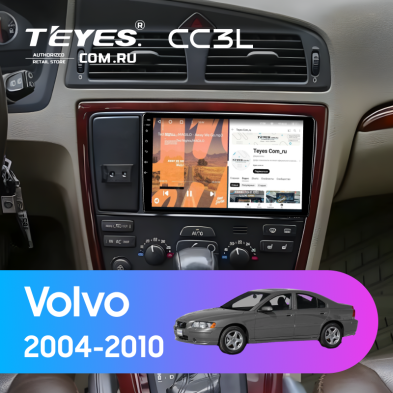 Штатная магнитола Teyes CC3L 4/64 Volvo S60 (2004-2010)
