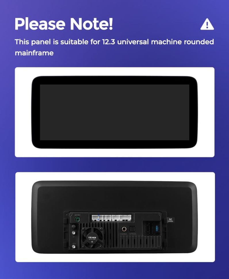 Переходная рамка Mercedes-Benz Vito 3 W447 (2014-2024) (12,3")