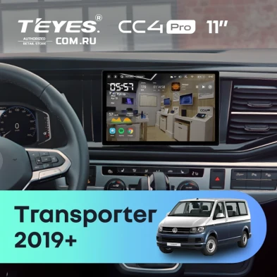 Штатная магнитола Teyes CC4 Pro 8/128 Volkswagen Transporter (T6) 2019+ (11")