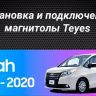 Штатная магнитола Teyes CC3L 4/64 Toyota Esquire 1 (2014-2020)