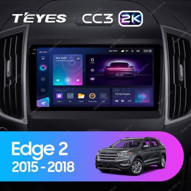 Штатная магнитола Teyes CC3 2K 360 6/128 Ford Edge 2 (2015-2018) F1