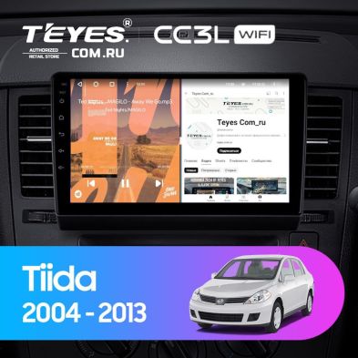Штатная магнитола Teyes CC3L WiFi 2/32 Nissan Tiida C11 (2004-2013) F1