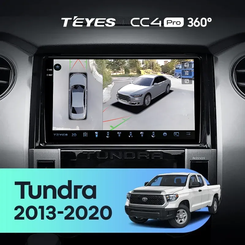 Штатная магнитола Teyes CC4 Pro 360 8/128 Toyota Tundra XK50 (2013-2020)