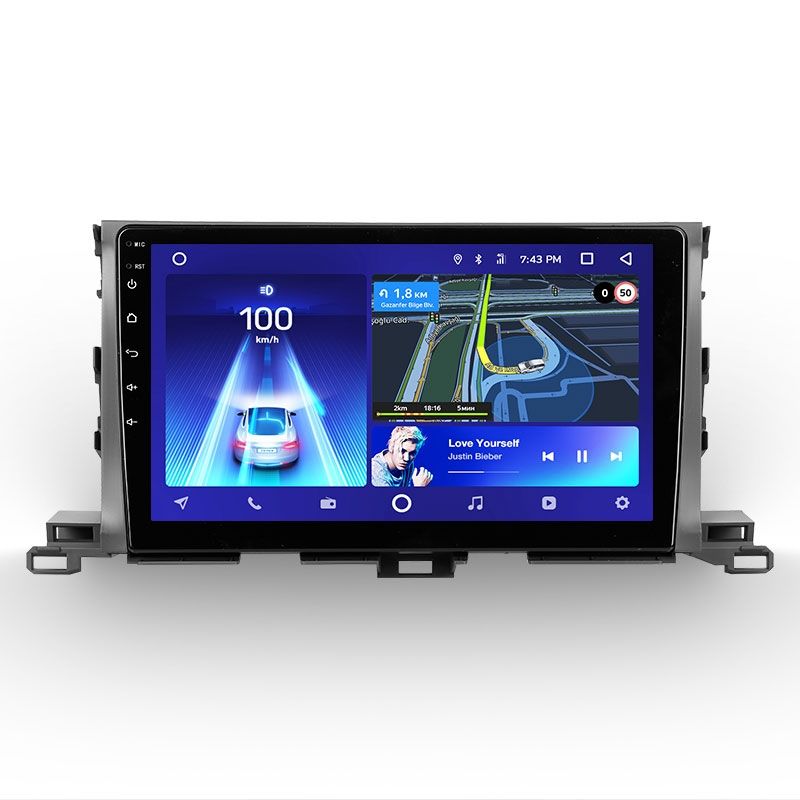 Переходная рамка Toyota Highlander 3 XU50 (2013-2018) (10")