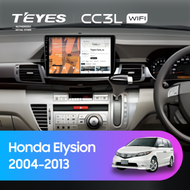 Штатная магнитола Teyes CC3L WiFi 2/32 Honda Elysion (2004-2013)