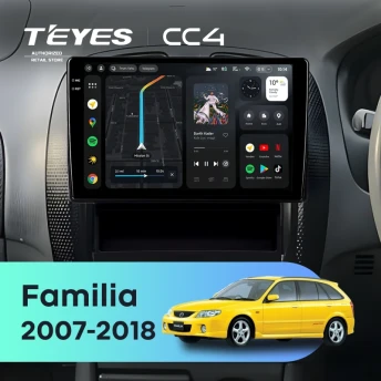 Штатная магнитола Teyes CC4 8/128 Mazda Familia (2007-2018) Правый руль