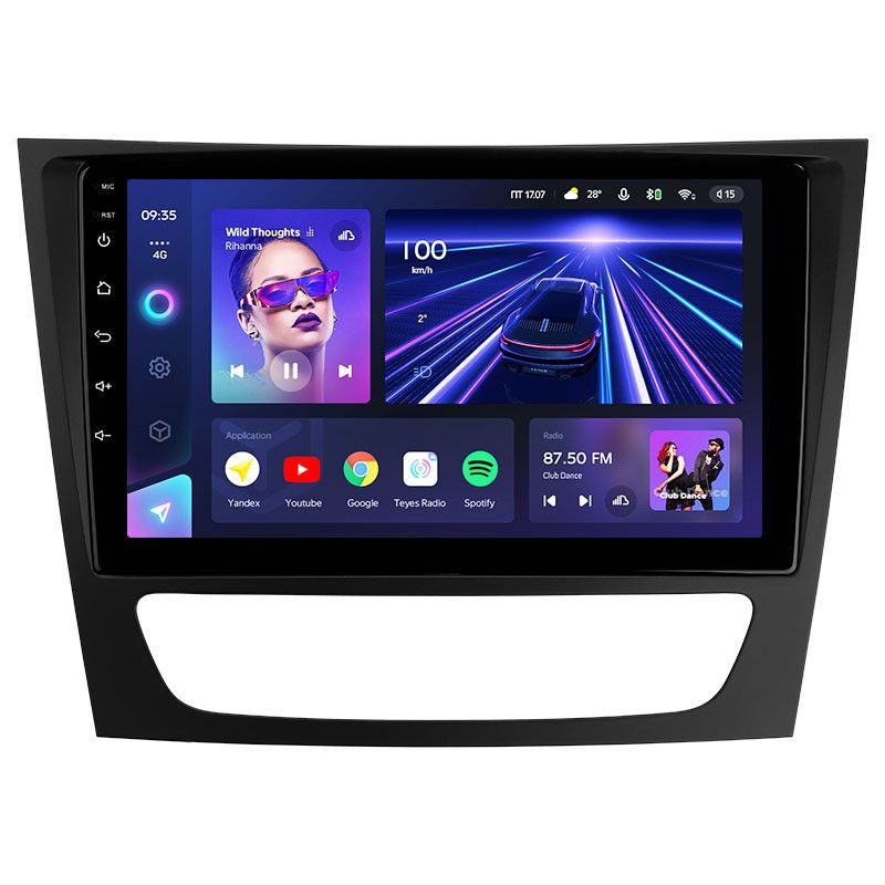 Штатная магнитола Teyes CC3 4/32 Mercedes-Benz E-Class S211 W211 CLS-Class C219 (2002-2010)