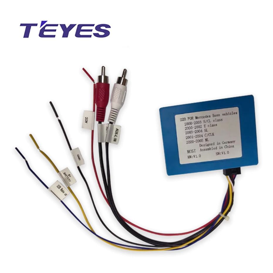 Оптический most адаптер TEYES для Mercedes Benz CLK Class C209 A209 (2002-2005)