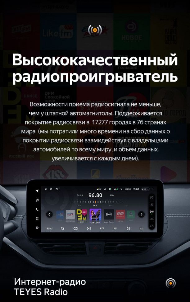 Штатная магнитола Teyes LUX ONE 6/128 Nissan Teana (2018-2023)