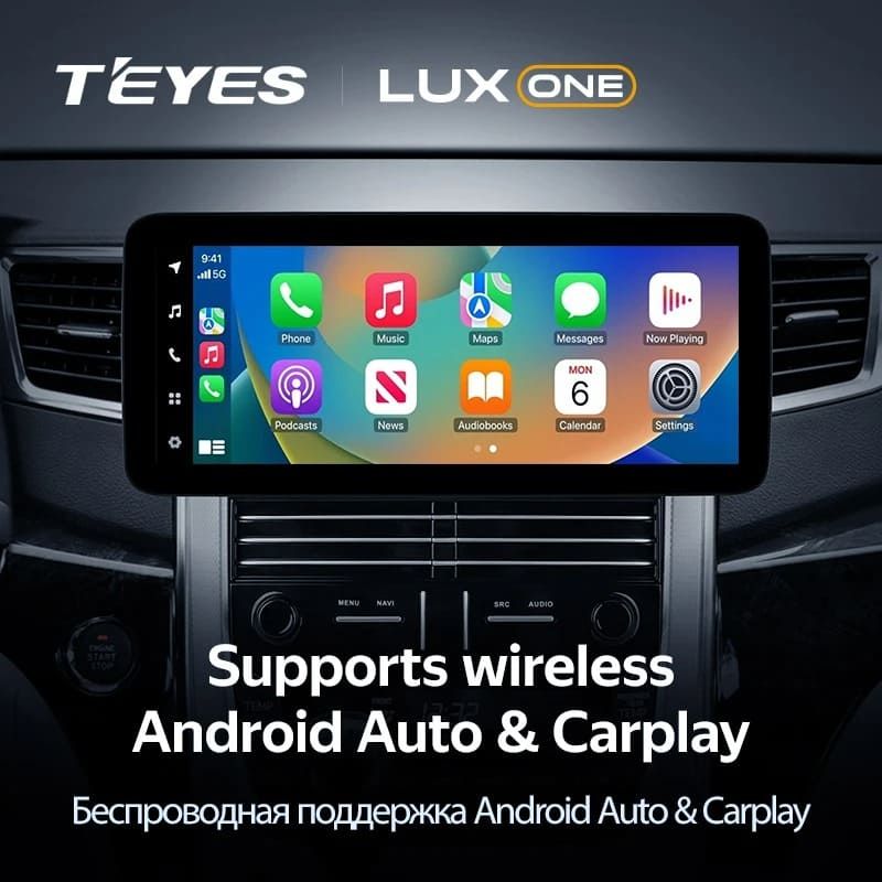Штатная магнитола Teyes LUX ONE 6/128 Toyota Alphard 2 H20 (2008-2014) Тип-A