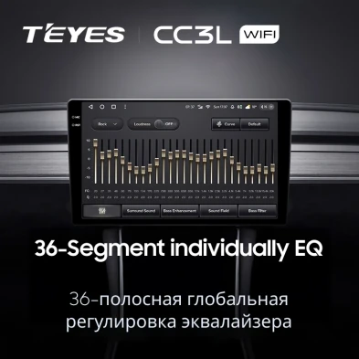 Штатная магнитола Teyes CC3L WiFi 2/32 Hyundai Accent 3 (2005-2011) (черная)