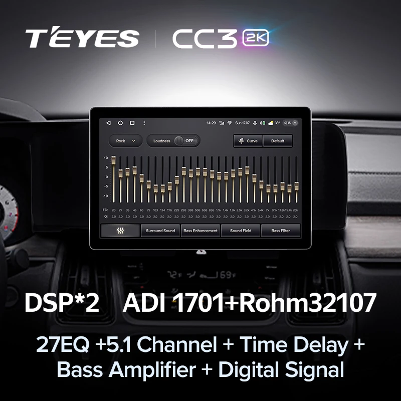 Штатная магнитола Teyes CC3 2K 360 6/128 Kia Sorento 4 MQ4 (2020-2024) (13")