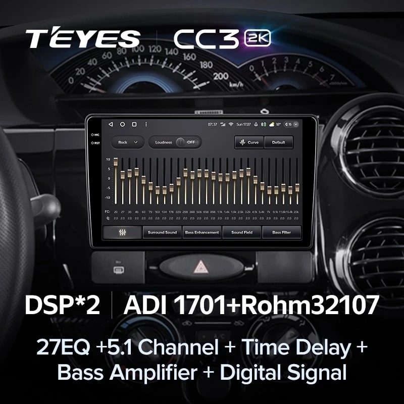 Штатная магнитола Teyes CC3 2K 360 6/128 Toyota Etios (2011-2021)