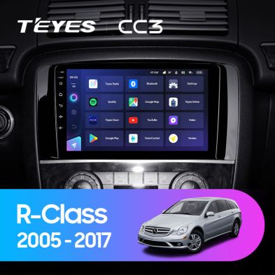 Штатная магнитола Teyes CC3 4/32 Mercedes-Benz R-Class W251 R280 R300 R320 (2005-2017) F1