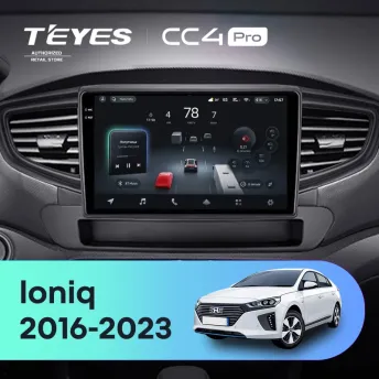 Штатная магнитола Teyes CC4 Pro 12/256 Hyundai Ioniq AE (2016-2023) Тип-A