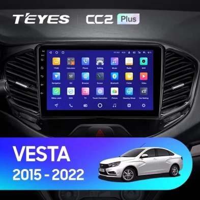 Штатная магнитола Teyes CC2 Plus 4/32 Lada Vesta Cross Sport (2015-2022) F1