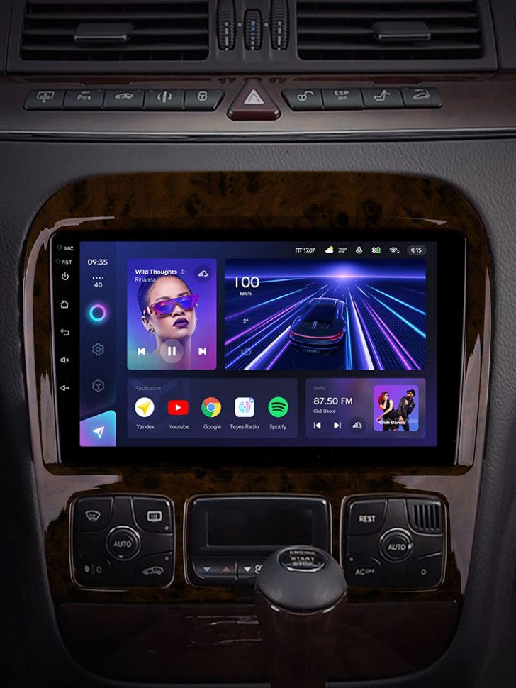 Штатная магнитола Teyes CC3 4/32 Mercedes-Benz S-Class W220 VV220 (1998-2005)