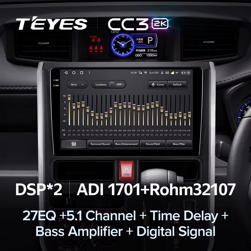 Штатная магнитола Teyes CC3 2K 6/128 Toyota Roomy (2016-2020 ) Правый руль