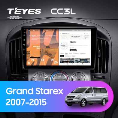 Штатная магнитола Teyes CC3L 4/32 Hyundai Grand Starex (2007-2015) F1