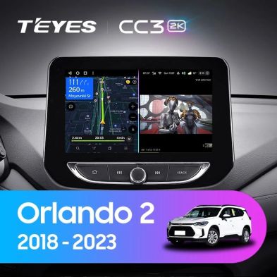 Штатная магнитола Teyes CC3 2K 360 6/128 Chevrolet Orlando 2 (2018-2023)