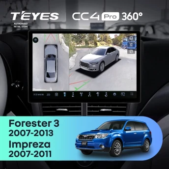 Штатная магнитола Teyes CC4 Pro 360 8/128 Subaru Impreza GH GE (2007-2013) (13")