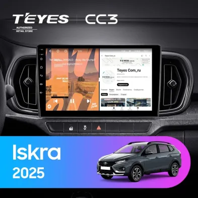 Штатная магнитола Teyes CC3 4/32 LADA Iskra SW Cross 2025 Тип-A