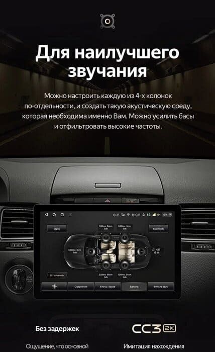 Штатная магнитола Teyes CC3 2K 4/32 Volkswagen Touareg FL NF (2010-2018) (13")