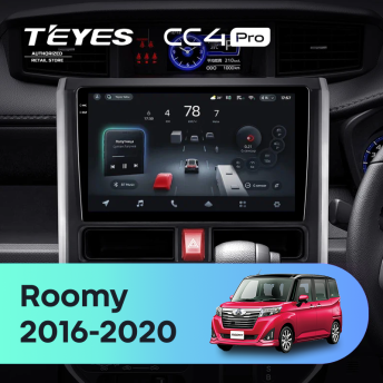 Штатная магнитола Teyes CC4 Pro 8/128 Toyota Roomy (2016-2020 ) Правый руль