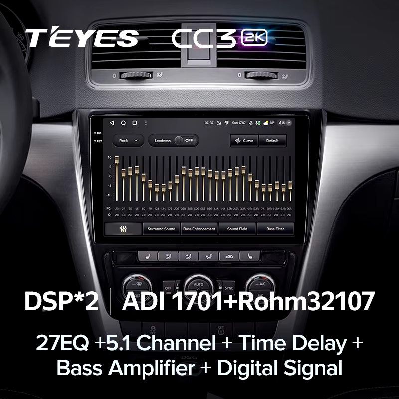 Штатная магнитола Teyes CC3 2K 4/64 Skoda Yeti 5L (2009-2014)