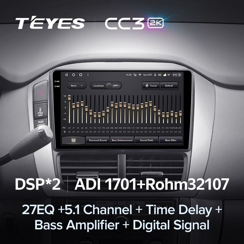 Штатная магнитола Teyes CC3 2K 4/32 Honda Pilot 1 (2005-2008)