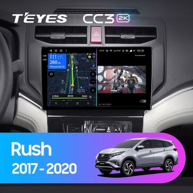 Штатная магнитола Teyes CC3 2K 4/64 Toyota Rush (2017-2020)
