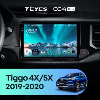 Штатная магнитола Teyes CC4 Pro 8/128 Chery Tiggo 4X 5X (2019-2020)