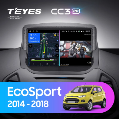 Штатная магнитола Teyes CC3 2K 4/64 Ford EcoSport (2014-2018)
