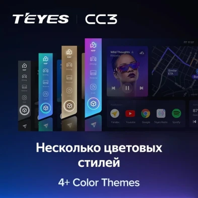 Штатная магнитола Teyes CC3 4/32 Hyundai Veloster FS (2011-2017) Тип-A