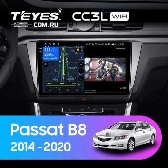 Штатная магнитола Teyes CC3L WiFi 2/32 Volkswagen Passat B8 (2014-2020)